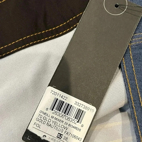 Oneill HyperFreak Nautilus S-Seam Trunks  Mens Navy Gold - Picture 14 of 14